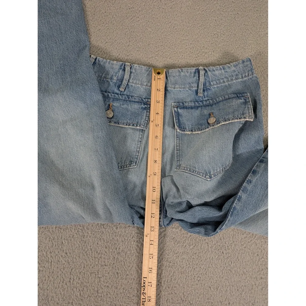 Vintage Bobos 80805 Jeans Mens 33x29 Blue Straight Leg Button‎ Fly Workwear 90s